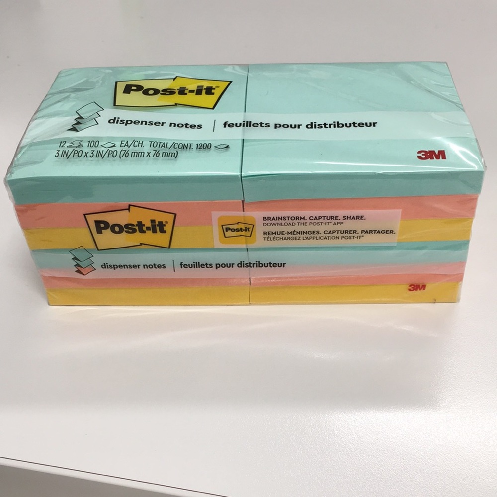 Post-it dispenser notes 12 pack